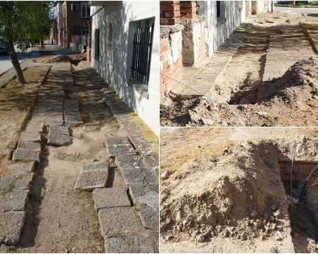 Втори месец ремонт на тротоар в Крумово е стопиран, гражданите готвят протест