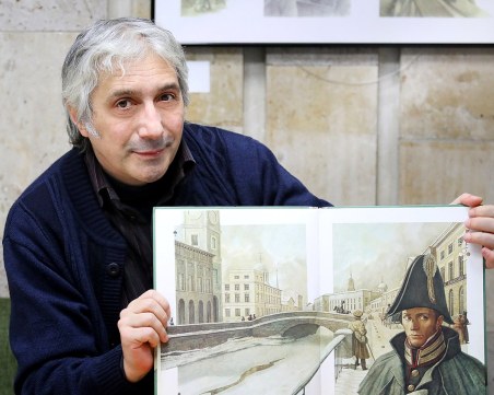 Ясен Гюзелев гостува в Пловдив с илюстрации на емблематични книги