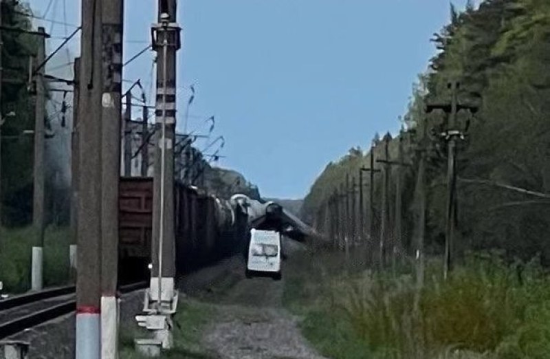 Втори товарен влак дерайлира в Русия в рамките на 2