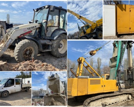 ЧСИ разпродава строителна техника, с която се работи по пробива на Централна гара