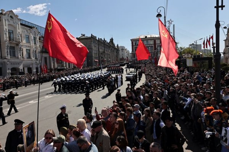 Парадът по случай 78-ата годишнина от победата във Великата отечествена