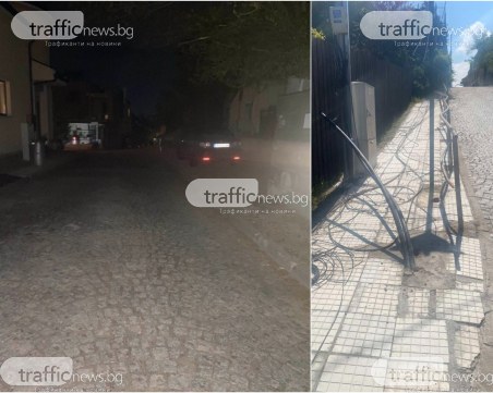 3 месеца улица в центъра на Пловдив е без осветление, майка: Страх ни е за децата!