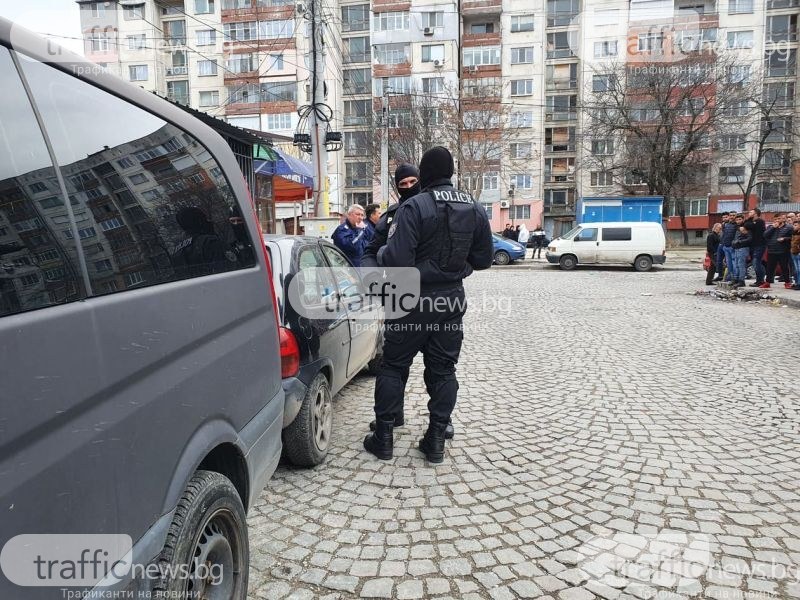 Спецакция в Пловдив: Полицията залови трима с близо килограм хероин по време на сделка