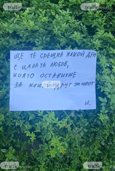 Любовно послание в Пловдив търси своя адресат