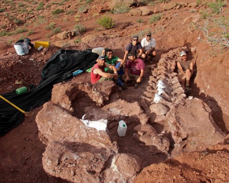 В Аржентина откриха вкаменелости на огромен динозавър