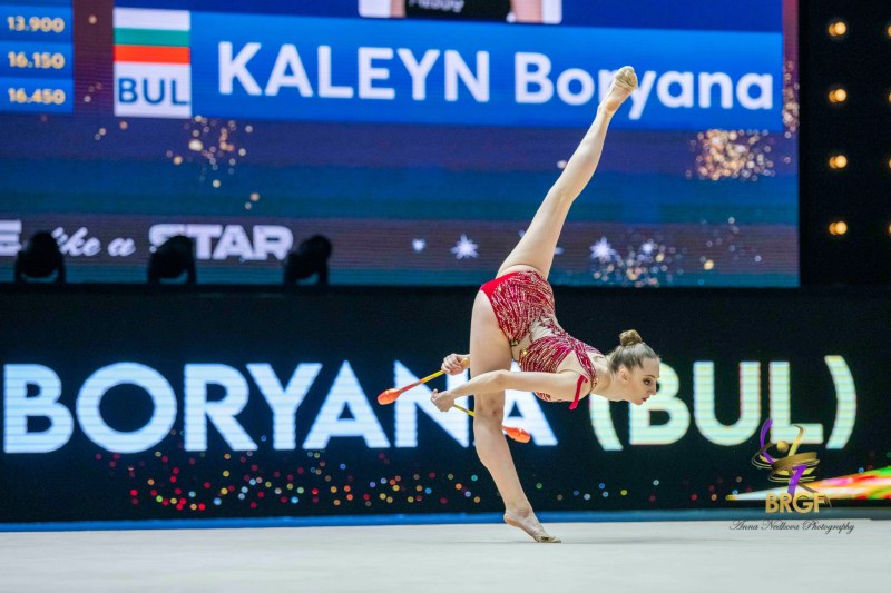 Боряна Калейн стана абсолютна европейска шампионка по художествена гимнастика