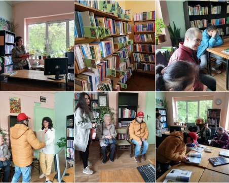 Добри хора от ДЦПЛУДПР-Пловдив изработиха и дариха разделители на библиотека 