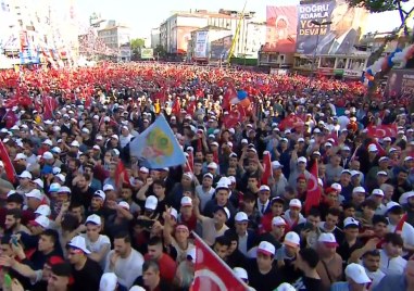 Двамата кандидати за президент на Турция Реджеп Ердоган и Кемал