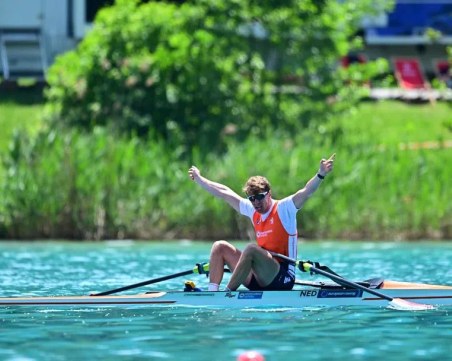 Пловдивчанинът Кристиан Василев стана 5-и на скиф на Евро 2023 в Блед