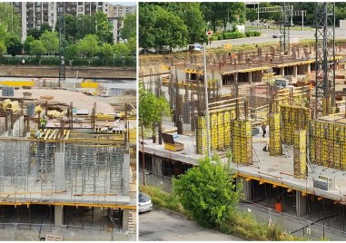 Строителството на мегаобекта Тракия Сити Парк в едноименния квартал причинява