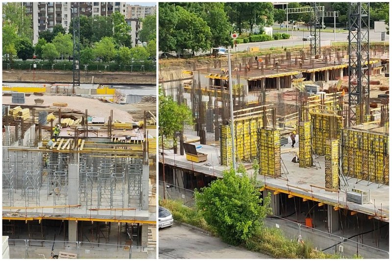 Строителството на мегаобекта Тракия Сити Парк в едноименния квартал причинява