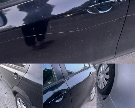 Вандалска проява в Тракия! Пловдивчани ядосани, след като някой е надраскал колите им