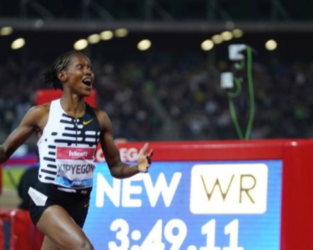 Кенийка счупи световния рекорд по бягане на 1500 метра