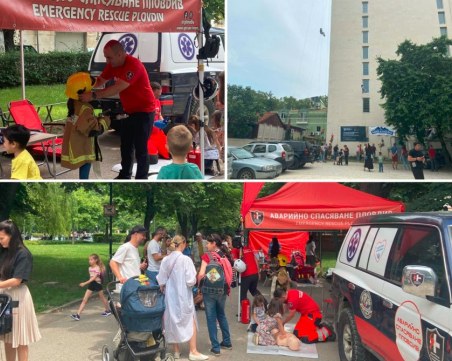 Малчугани катерят сгради в центъра на Пловдив, полицаи и пожарникари влязоха в ролята на учители