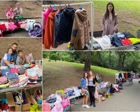 Базар от деца за деца събра десетки малчугани в парк Бунарджик