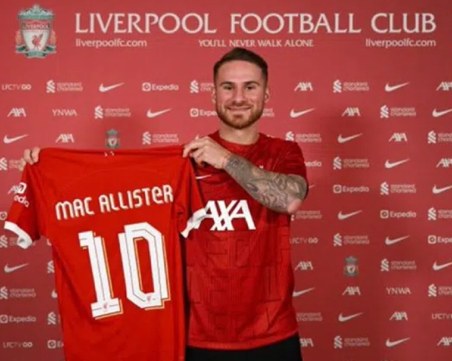 Официално: Ливърпул привлече Мак Алистър