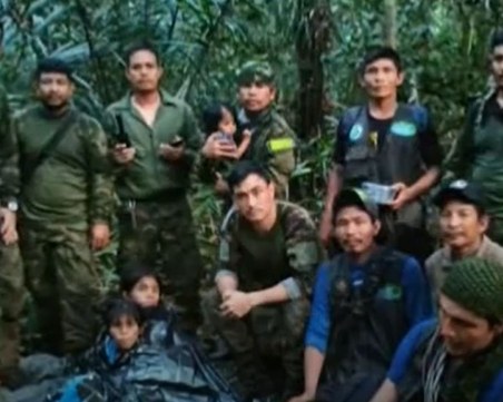Четири деца оцеляха сами 40 дни в Амазонската джунгла