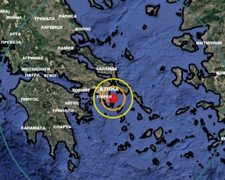 Земетресение от 4,5 в морето до турския курорт Кушадасъ