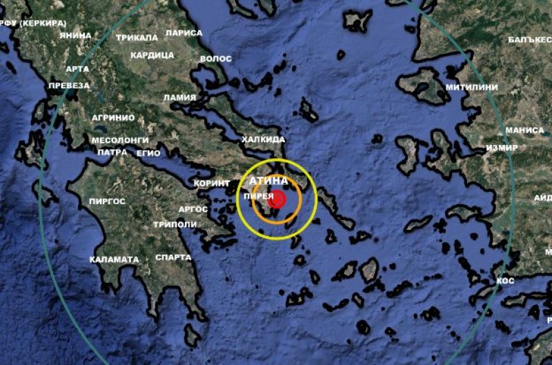 Земетресение разтърси Източна Турция - близо до Кушадасъ в Икарийско