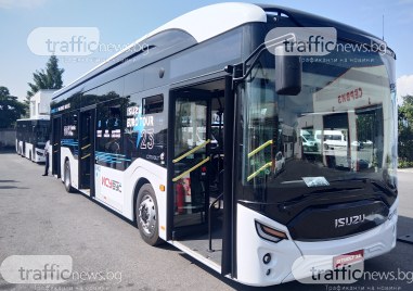 12 метров 100 електрически автобус бе тестван днес от община Пловдив
