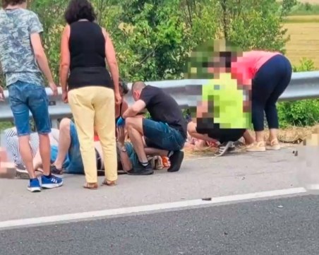 Шестима са пострадали при верижната катастрофа на АМ „Тракия”, двама са с опасност за живота