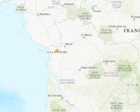 Земетресение с магнитуд 5,3 удари Франция