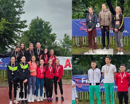 Шест златни отличия за пловдивските атлети от националния шампионат под 20 години