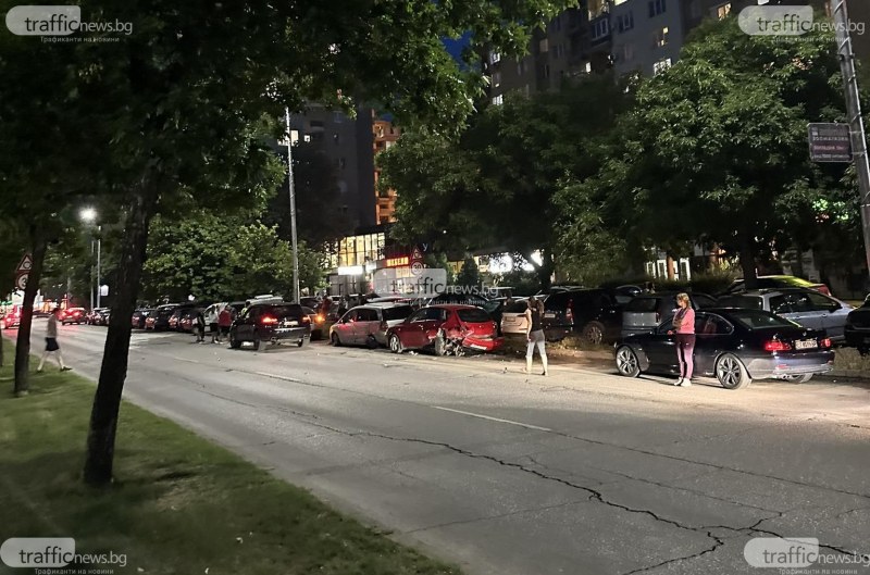 Катастрофата с шест блъснати коли в ЖР Тракия е станала