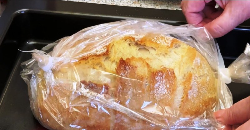 Печен хляб в плик