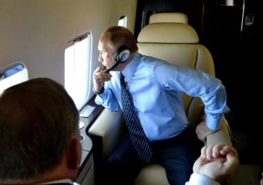 Самолетът с който руският президент Владимир Путин излетя и напусна