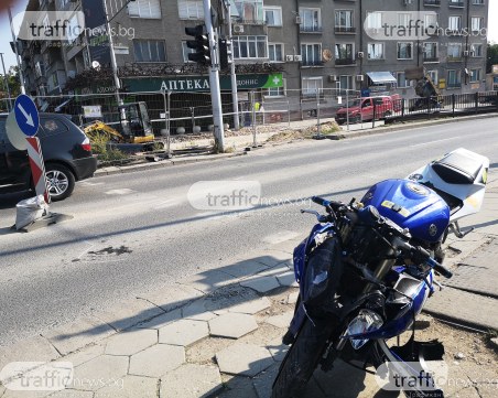 Моторист катастрофира на Централна гара, изостави мотора