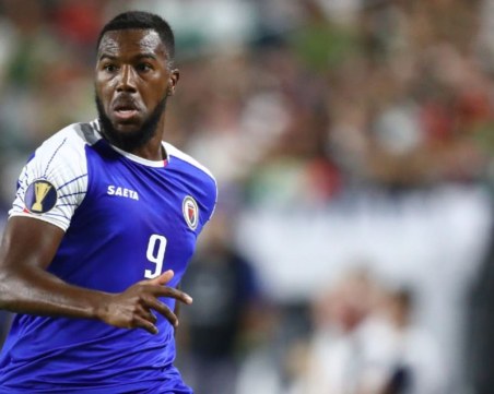 Голмайсторът на ЦСКА вкара за Хаити на Голд къп и направи рекорд