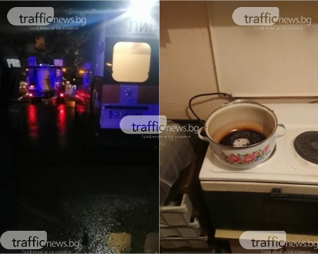 Горя апартамент в Пловдив, 91-годишна жена е обгазена