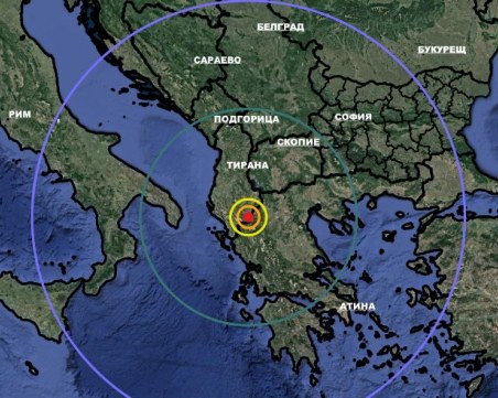 Земетресение от 4,2 по Рихтер в Гърция