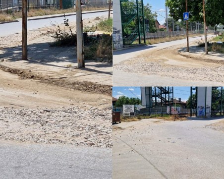 След ремонт на голяма авария: Жители на Прослав недоволстват срещу разкопана улица