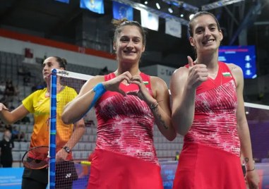 Tрикратните европейски шампионки на двойки жени Стефани Стоева и Габриела
