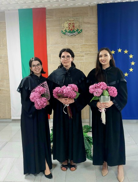 Трима нови младши съдии встъпиха в длъжност в Пловдивския окръжен съд
