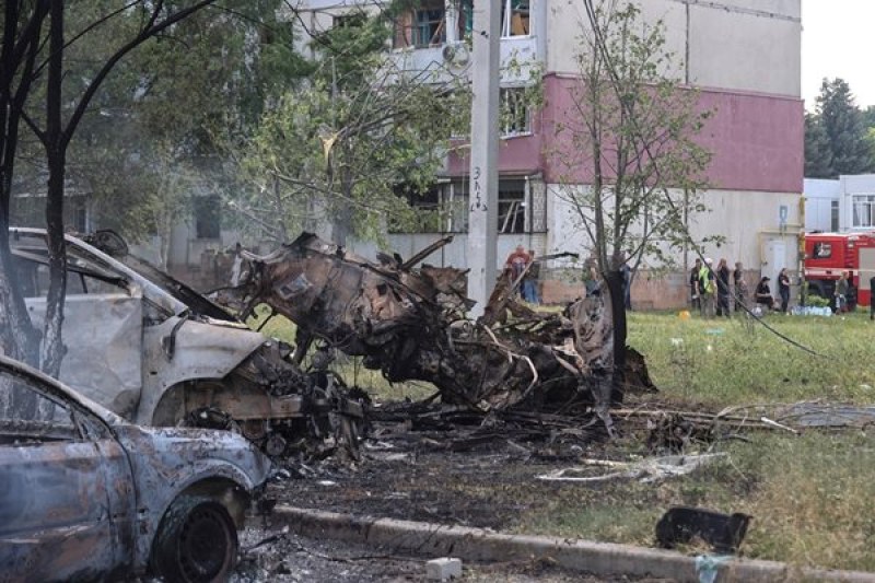 Най-малко 31 души са ранени при руски удар по украинския град Первомайски