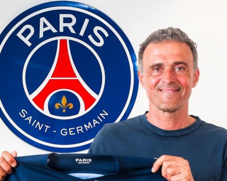 ПСЖ разкара Галтие и официално представи Луис Енрике