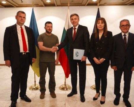 Карадайъ, Пеевски, Хюсменова и Цонев се срещнаха със Зеленски