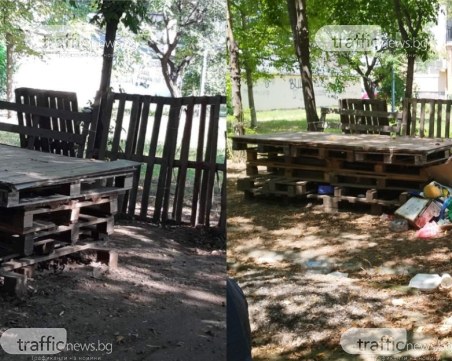 След публикация на TrafficNews : Почистиха купищата боклуци зад блок в Кючука