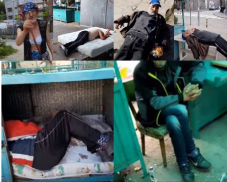Миризми, шум и алкохол! Бездомници превърнаха в свърталище пазара в Гагарин, институциите- безсилни