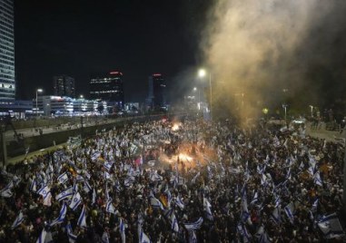 Поредни мащабни и бурни антиправителствени протести в Израел Според местни