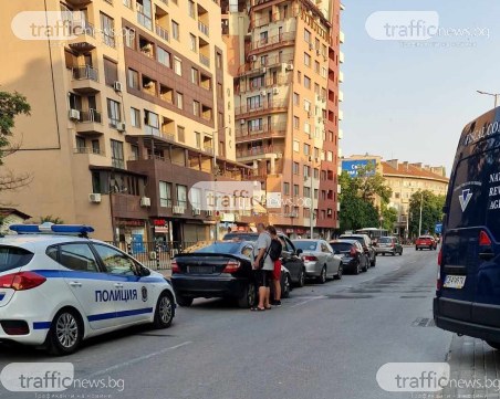 Верижна катастрофа с пет автомобила до моста на Герджика