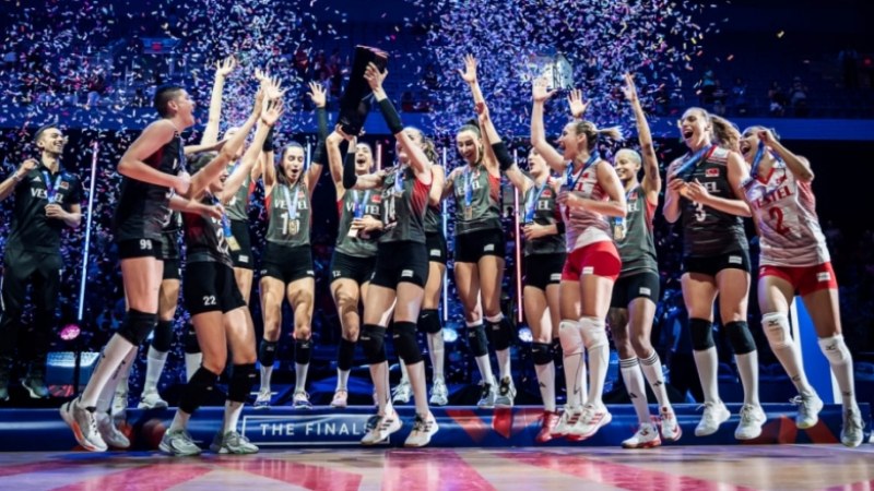 Женският национален отбор на Турция спечели Волейболната лига на нациите,