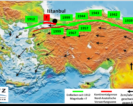 Подготвят Истанбул за разрушително земетресение