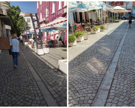 След публикация на TrafficNews: Махнаха незаконните метални конструкции в Капана