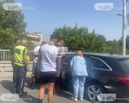 Тежка катастрофа на надлез Родопи, има пострадал