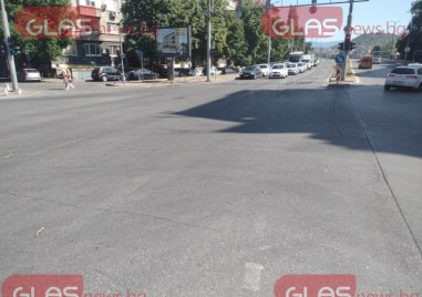 Пловдивчанин сигнализира за изтрита маркировка на кръстовището на Герджика която е