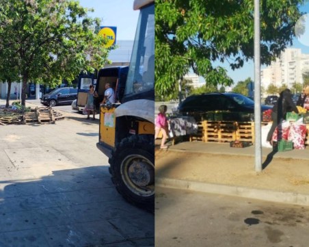 Премахнаха незаконния пазар в Смирненски, който растеше всеки ден